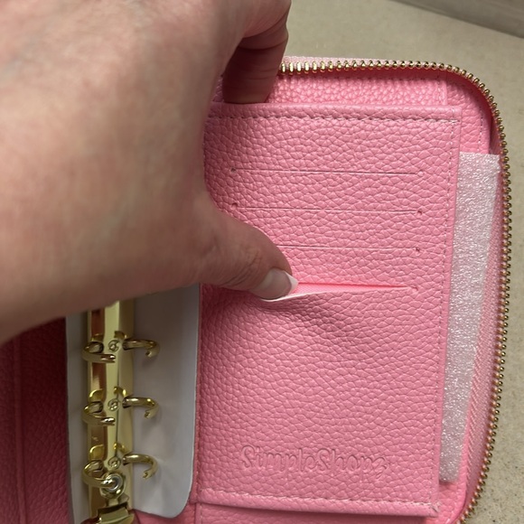 Barbie pink Simple Shopz Bill Budget Wallet - Size A7 - Cash Stuffing Wallet - Picture 6 of 12